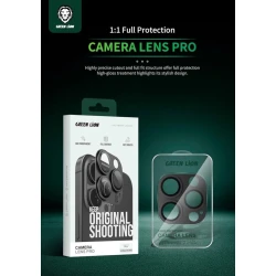 Kamera üçün qoruyucu plyonka Green Lion Camera Lens Protector для Apple iPhone 16 Pro/Pro Max - Black