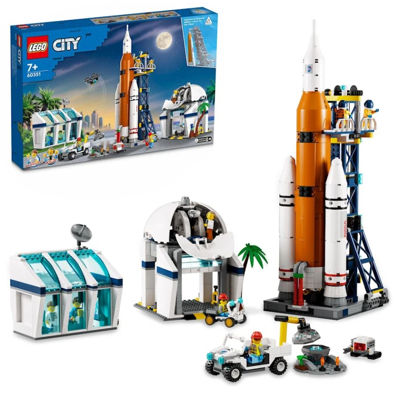Конструктор LEGO Rocket Launch Center 60351, 7+ лет, 1010 элементов