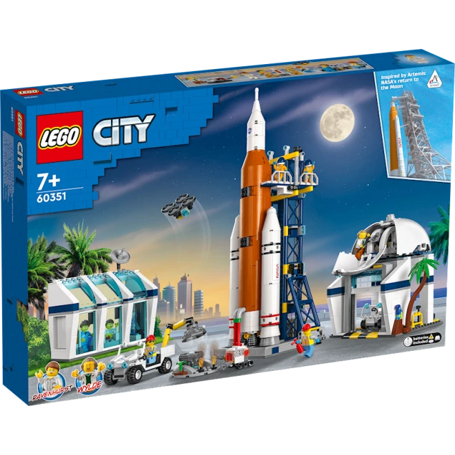 Конструктор LEGO Rocket Launch Center 60351, 7+ лет, 1010 элементов
