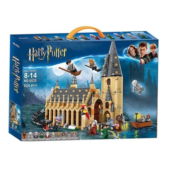 Blok konstruktor Harry Potter Hogwarts Great Hall , 924 hissə