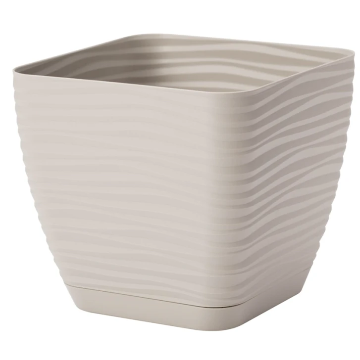 Горшок Form Plastics Doniczka 18.7x17.3 см, 4.2 л, пластик, светло-серый Горшок Form Plastics Doniczka 18.7x17.3 см, 4.2 л, пластик, светло-серый