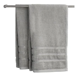 Полотенце банное JYSK Ysby, 65x130 см, хлопок, светло-серый Полотенце банное JYSK Ysby, 65x130 см, хлопок, светло-серый