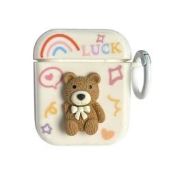 Чехол для наушников Apple Airpods 2 Luck Bear