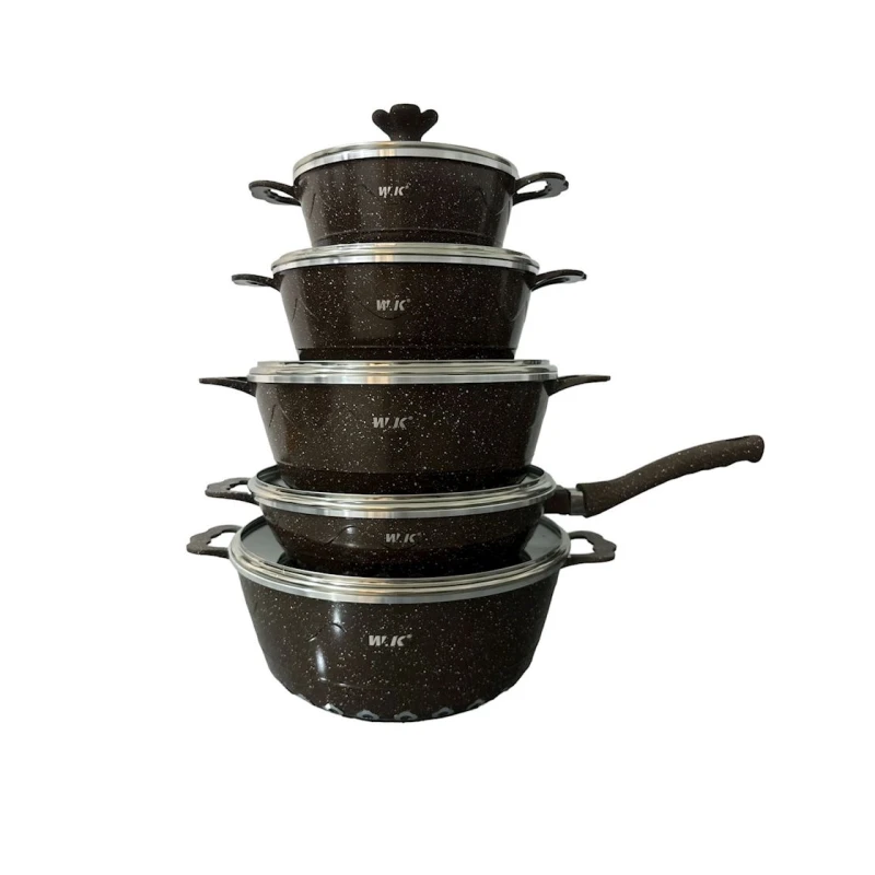 Набор посуды W.K ZGH_00528, с перчатками, 12 предметов Набор посуды W.K ZGH_00528, с перчатками, 12 предметов