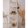 Стеллаж 3563_StellajLesenkaWhite, 150х40х50 см, ЛДСП, белый Стеллаж 3563_StellajLesenkaWhite, 150х40х50 см, ЛДСП, белый