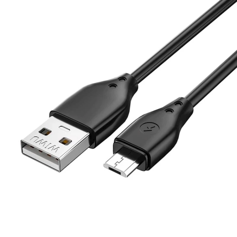 USB-кабель Wiwu WI-C001 Pioneer USB to MicroUSB 1м, черный USB-кабель Wiwu WI-C001 Pioneer USB to MicroUSB 1м, черный