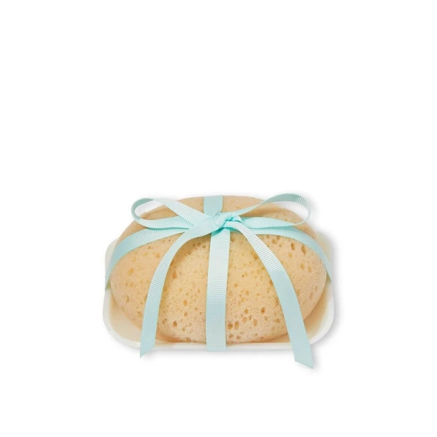 Süngər və sabun dəsti Victoria's Secret, bej/ağ