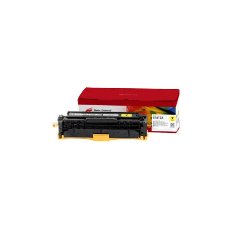 Картридж Static Control HP CE412A Yellow