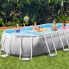Каркасный бассейн Intex Prism Frame 26796, 503х274х122 см, серый