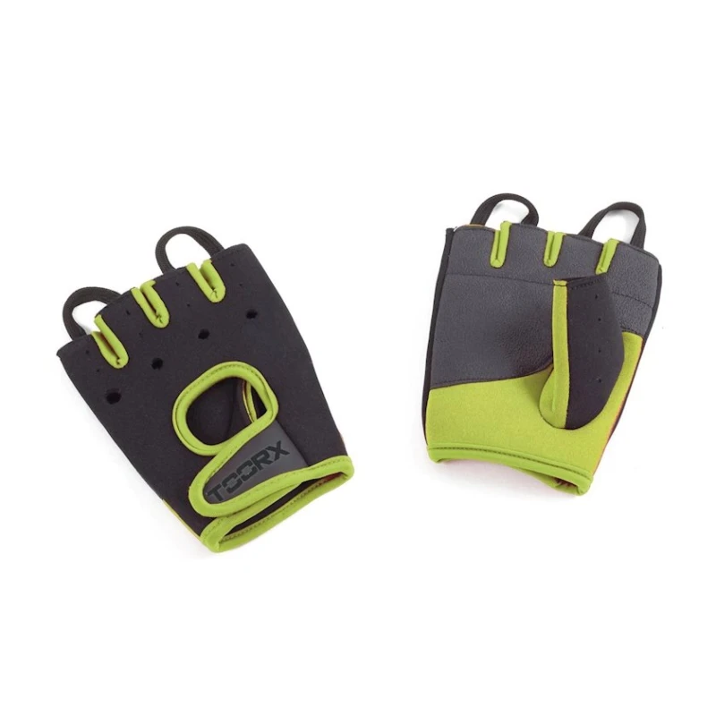 Перчатки для фитнеса Toorx AHF-237, размер M, зеленый/черный