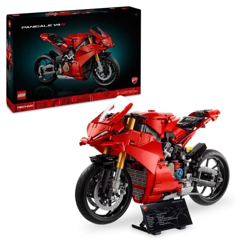 Konstruktor LEGO Technic Ducati Panigale V4 S Motorcycle 42202, 1603 parça, 18 yaşdan