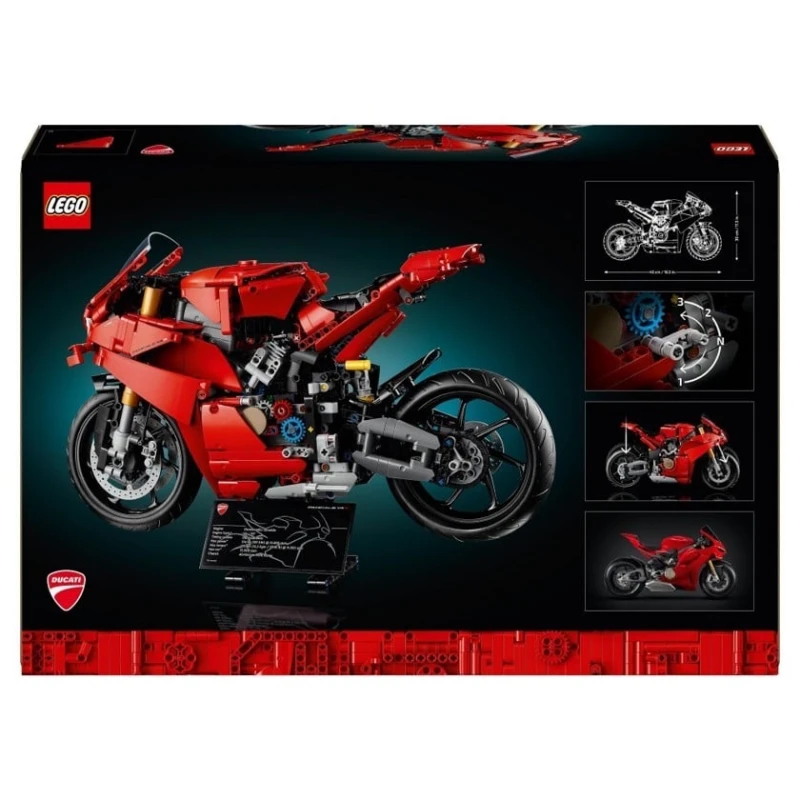 Konstruktor LEGO Technic Ducati Panigale V4 S Motorcycle 42202, 1603 parça, 18 yaşdan