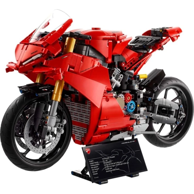 Konstruktor LEGO Technic Ducati Panigale V4 S Motorcycle 42202, 1603 parça, 18 yaşdan