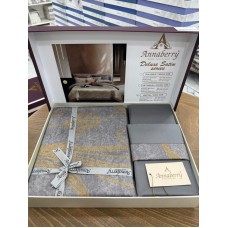 Yataq dəsti Annaberry SHA-00006042, ikinəfərlik, yorğan üzü 160x220 sm, mələfə 240x260 sm, yastıq üzü (2 əd) 50x70 sm, satin, rəngbərəng