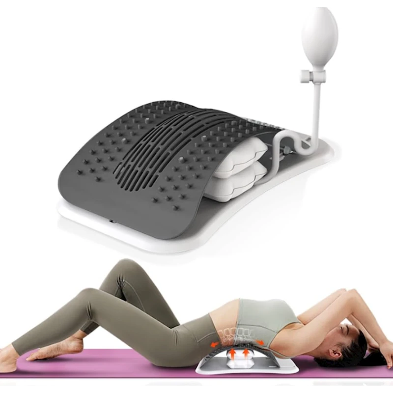 Bel üçün masajor-körpü WS0411, qara/ağ, 36 sm