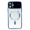 Чехол Auto Focus Magsafe для Apple iPhone 11 Pro Max Transparent Blue Чехол Auto Focus Magsafe для Apple iPhone 11 Pro Max Transparent Blue