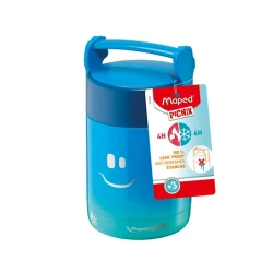 Детский термос для еды Maped, нержавеющая сталь, синий, 350 мл Детский термос для еды Maped, нержавеющая сталь, синий, 350 мл