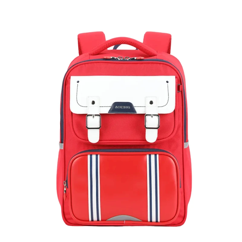 Məktəbli bel çantası Aoking BN2003, polyester, qırmızı Məktəbli bel çantası Aoking BN2003, polyester, qırmızı