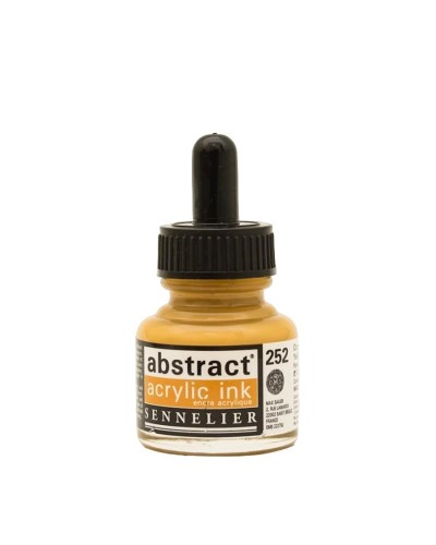 Akril boya Sennelier Abstract Acrylic 252 Yellow Ochre, 30 ml