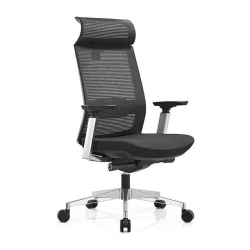 Кресло офисное Barizza Merlino Chrome HD 8005 H, черное