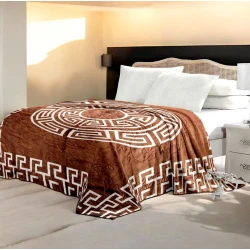 Örtük-şal MiraNova 221, ikinəfərlik, rəngbərəng, 220x230 sm