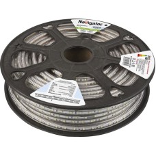 LED lent Navigator NLS-2835CW120, 7Vt, IP67, 120əd/m, 220V, 20000x11mm, soyuğ ağ