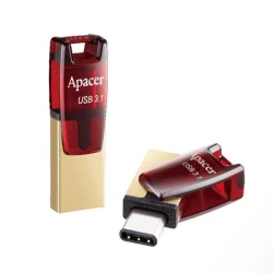 Флэш-карта Apacer AH180 64 ГБ USB Type A/C OTG