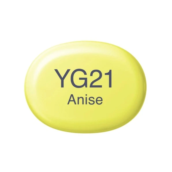 Маркер Copic Sketch, YG21 Anise, двусторонний, анисовый Маркер Copic Sketch, YG21 Anise, двусторонний, анисовый