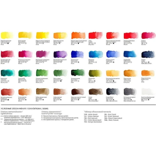 Набор акварельных красок Гамма Набор акварельных красок Гамма