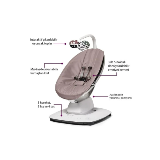 Детская качель-люлька 4 Moms Mamaroo 5.0 Rosewood