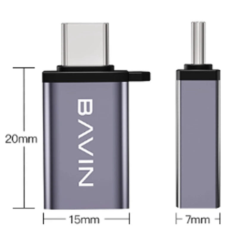 Ötürücü Bavin OTG Adaptor USB 3.0 - Type-C