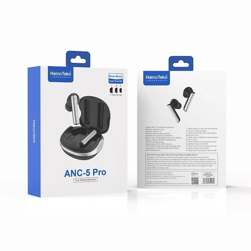 Наушники Haino Teko ANC Pro Black