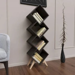 Стеллаж 3563_M2StelSotikiAndr Андросит, ЛДСП, 154.5x35x35 см Стеллаж 3563_M2StelSotikiAndr Андросит, ЛДСП, 154.5x35x35 см