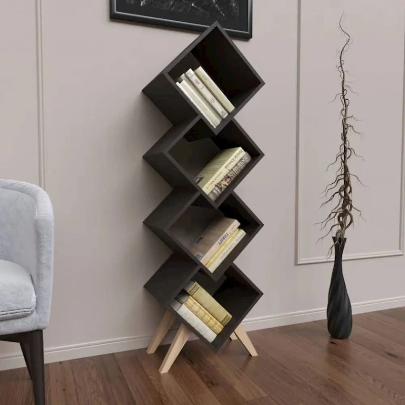 Стеллаж 3563_M2StelSotikiAndr Андросит, ЛДСП, 154.5x35x35 см Стеллаж 3563_M2StelSotikiAndr Андросит, ЛДСП, 154.5x35x35 см