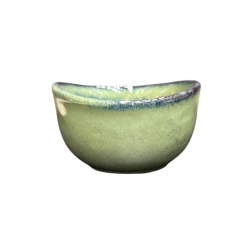 Тарелка глубокая Danny Home SEE345, фигурная, зеленая, 10 см