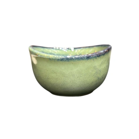 Тарелка глубокая Danny Home SEE345, фигурная, зеленая, 10 см