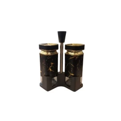 Набор емкостей для хранения специй MagiDeal SE131, черный/золотистый Набор емкостей для хранения специй MagiDeal SE131, черный/золотистый