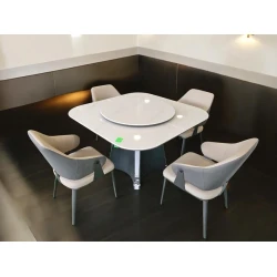 Обеденный набор Mayak Pebble Haven MY59, стол 122x121-160 см, стул 47x45 см Обеденный набор Mayak Pebble Haven MY59, стол 122x121-160 см, стул 47x45 см