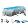 Каркасный бассейн İntex H26796NP, серый, 503x274x122 см, 13365 л Каркасный бассейн İntex H26796NP, серый, 503x274x122 см, 13365 л