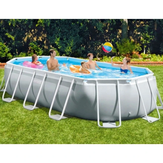 Каркасный бассейн İntex H26796NP, серый, 503x274x122 см, 13365 л Каркасный бассейн İntex H26796NP, серый, 503x274x122 см, 13365 л