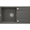 Кухонная мойка Deante Eridan ZQE_T113, гранит, черная, 86x50x20.9 см