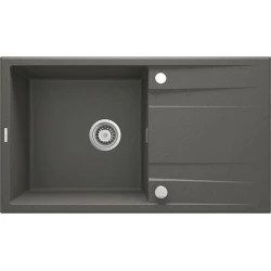 Кухонная мойка Deante Eridan ZQE_T113, гранит, черная, 86x50x20.9 см