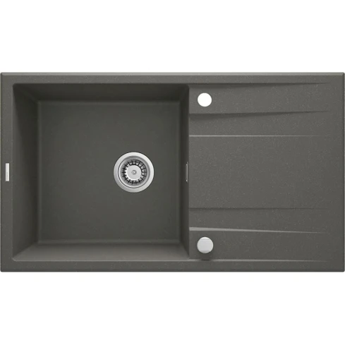 Кухонная мойка Deante Eridan ZQE_T113, гранит, черная, 86x50x20.9 см