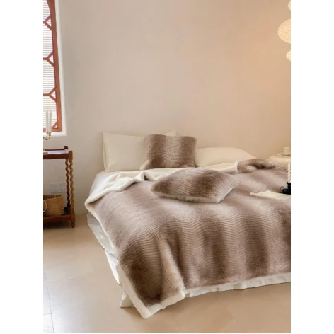 Покрывало Шиншилла PA-1011225 бежевое, 200x230 см Покрывало Шиншилла PA-1011225 бежевое, 200x230 см