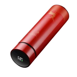 Термос с датчиком температуры, красный, 480 мл Термос с датчиком температуры, красный, 480 мл