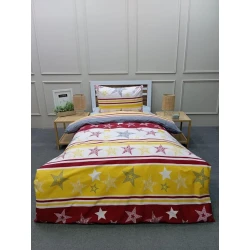 Комплект детского постельного белья Moon Star SHA-00006296, пододеяльник 160х220 см, простыня 160x240 см, 1 шт наволочки 50х70 см, односпальный, хлопок, разноцветный Комплект детского постельного белья Moon Star SHA-00006296, пододеяльник 160х220 см, простыня 160x240 см, 1 шт наволочки 50х70 см, односпальный, хлопок, разноцветный