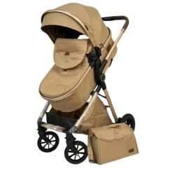 Детская коляска V8, бежевая