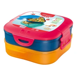 Ланч-бокс Maped Picnik, 1.4 л, 16.8х16.8х8.9 см, полипропилен, разноцветный Ланч-бокс Maped Picnik, 1.4 л, 16.8х16.8х8.9 см, полипропилен, разноцветный