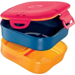 Ланч-бокс Maped Picnik, 1.4 л, 16.8х16.8х8.9 см, полипропилен, разноцветный Ланч-бокс Maped Picnik, 1.4 л, 16.8х16.8х8.9 см, полипропилен, разноцветный