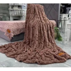 Плед-покрывало MiraNova SF-327, коричневое, 220×240 см Плед-покрывало MiraNova SF-327, коричневое, 220×240 см